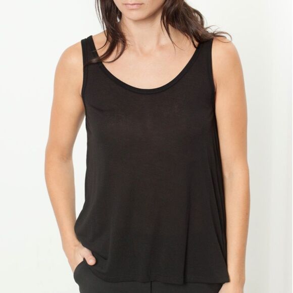 Harlowe & Graham Tops - Harlowe & Graham Tank with sheer back panels